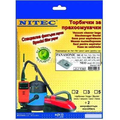 NITEC Торбички за прахосмукачки НИТЕК, код Т283
