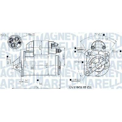 Startér MAGNETI MARELLI 063721442010