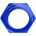 Chisa-novelties Пенис ринг - пристегач "nust bolts blue" Медицински силикон