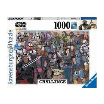 Ravensburger Пъзел Ravensburger 1000 части - Мандалориан предизвикателство,