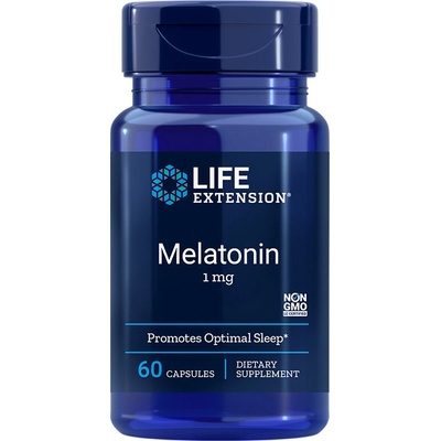 Life Extension Мелатонин 1 mg 60 капсули | Life Extension (00329 LE)
