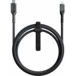 Nomad Здрав кевларен кабел за устройства с Lightning порт (150 см) - Nomad Kevlar USB-C to Lightning Cable (черен) (NM01912000)