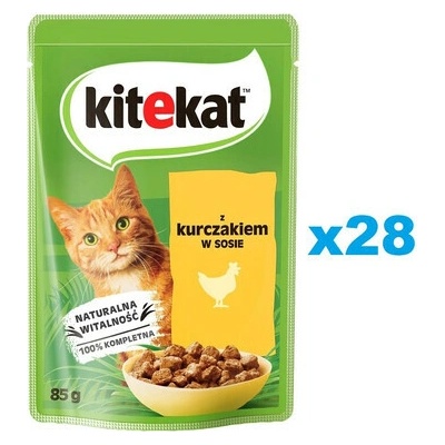 KITEKAT Kurča v omáčke 28x85 g