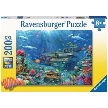 Ravensburger Пъзел Ravensburger от 200 XXL части - Потънал кораб (12944)