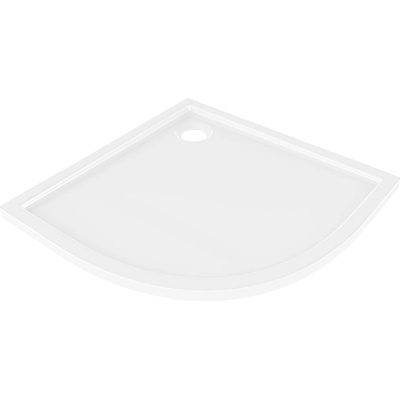 Mexen Flow полукръгъл плитък душ поддоне 90 x 90 cm, бял гланц - 46Q109090 (46Q109090)
