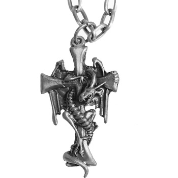 Image 1 of FALON Верижка Дракон / кръст - psy819