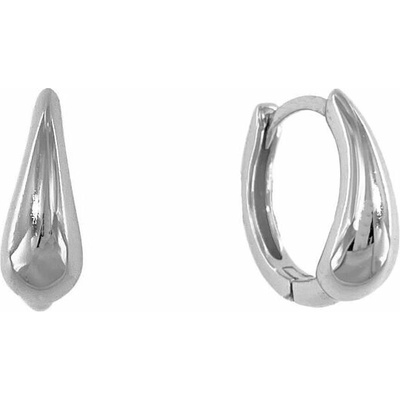 INFINITYSILVER Stříbrné náušnice kroužky kapky 2025N063