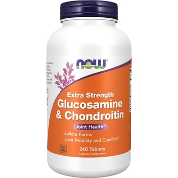 NOW NOW Glucosamine & Chondroitin Extra Strength, 240 Tablets