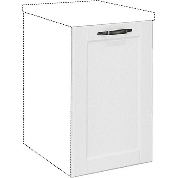 Matis Врата за съдомиялна машина с дръжка CONTEMPO Mask 45x72 бял