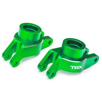 Traxxas задни главини алуминиеви зелено анодирани (чифт)