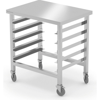 TECHNICA Pojazdný regál s pracovnou doskou pre GN kontajnery 425x580x850 mm TECHNICA 4224258