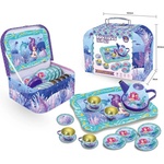 Armtoys ДЕТСКИ МЕТАЛЕН ЧАЕН СЕРВИЗ В КУФАР 15 ЧАСТИ - igrachko