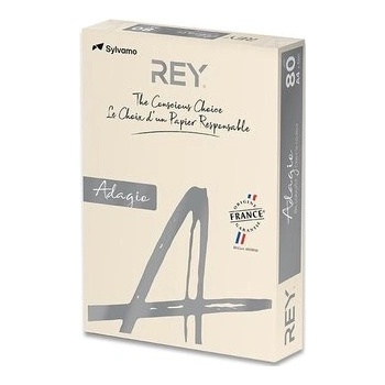 Farebný papier REY Adagio A4 80 g slonovina
