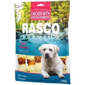 Rasco Premium Dry Snack Пиле с Бъфало Възли 230 г