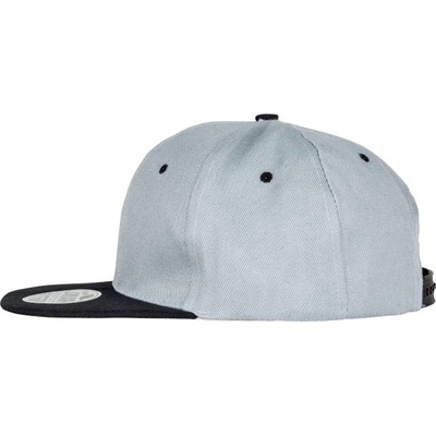 Result Headwear RC082X 6 panelová s plochým šiltom 28.082X Heather Grey/Black