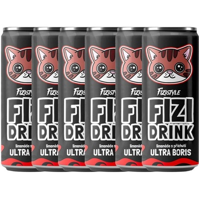 Fizistyle Fizi Drink Ultra Boris 6 x 250 ml