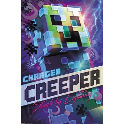 GB eye Макси плакат GB eye Games: Minecraft - Charged Creeper (FP4744)