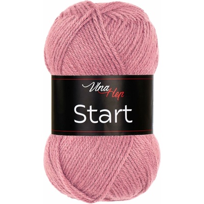 Pletací příze Vlna-Hep START 41066 starorůžová, klasická, 50g/150m – Sleviste.cz