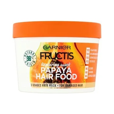 Garnier маска за коса, Papaya Hair Food, 390мл