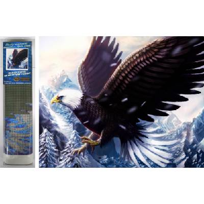 Norimpex - Puzzle Diamant painting: Eagle 30x40cm - 1 - 39 piese