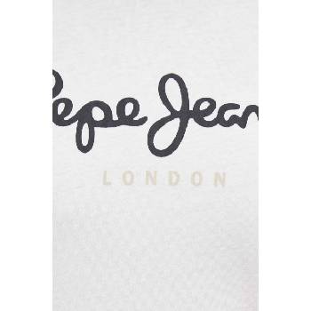 Pepe Jeans Памучна тениска Pepe Jeans Eggo в бежово с принт (PM508208.803)