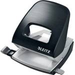 Leitz Перфоратор, два отвора, 30 листа, метален, LEITZ "Nexxt Style, сатенено черен 50060094 (50060094)