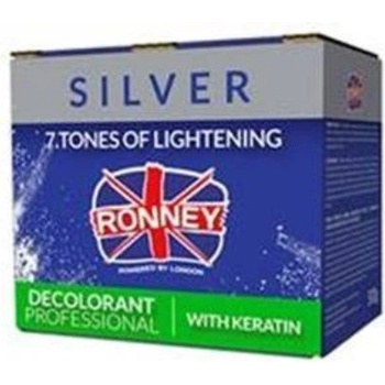 Ronney Silver Profesionální melírovací prášek s keratinem 500 g