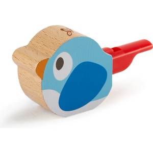 Hape Дървена свирка Hape - Птиче, Синьо (H0473)