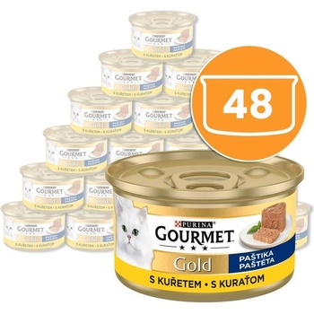 Gourmet Консерва Gourmet GOLD - пастет с пилешко месо, 48 x 85г