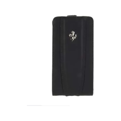 Ferrari Modena Series Flip-Case - кожен кейс за Samsung Galaxy S2 (черен)