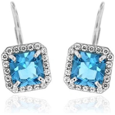 Zlatnictví U Kostela zlaté náušnice s přírodním topazem 1280M