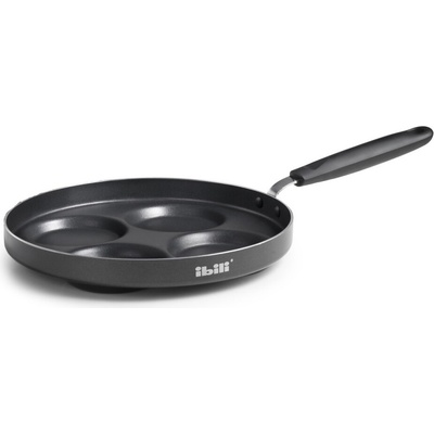 IBILI MENAJE Indubasic mini panvica na palacinky, hliník, 44,5x26x4 cm, čierna/strieborná