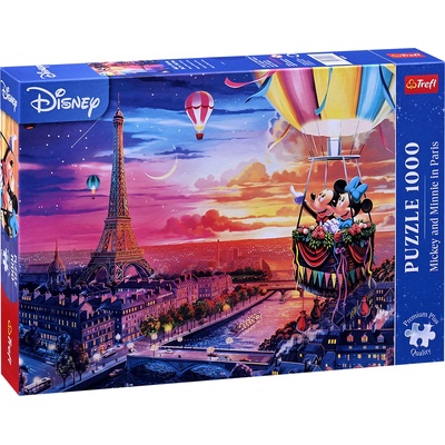 Trefl Пъзел Trefl от 1000 части - Мики и Мини в Париж (10917)
