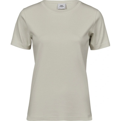 TeeJays Tričko Interlock TJ 580 krátký rukáv dámské COT-180580r8205 Šedá