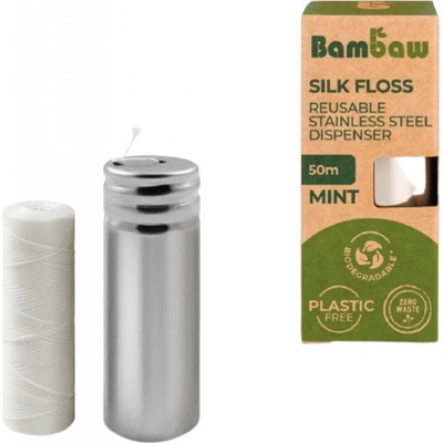Bambaw Veganská nit na zuby tuba + 50 m