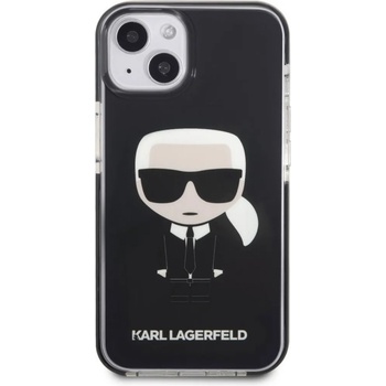 KARL LAGERFELD Гръб Karl Lagerfeld TPE Full Body Ikonik Case за iPhone 13 - Черен
