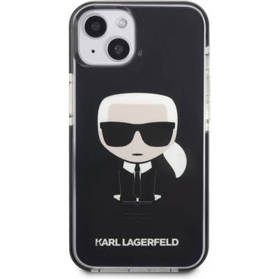 KARL LAGERFELD Гръб Karl Lagerfeld TPE Full Body Ikonik Case за iPhone 13 - Черен