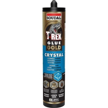 Image 1 of Soudal ЛЕПИЛО МОНТАЖНО soudal t-rex gold crystal 290мл (175565)