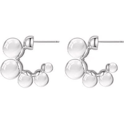 JAY stříbrné křišťálové náušnice DewDrop kolekce Ranní rosa JAY-9242-ZS51305 stříbrná