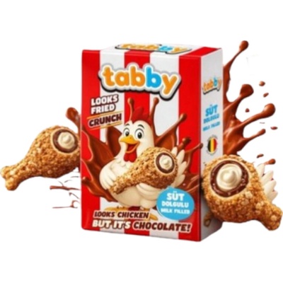 Tabby Crunch Chocolate Fried Chicken 50 g