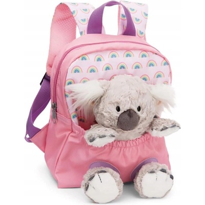 NICI BATOH S PLYŠÁKEM 21X26CM KOALA 25CM RŮŽOVÝ
