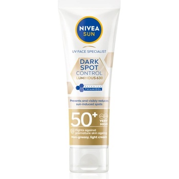 Nivea SUN Luminous 630 крем за лице за слънчеви бани против пигментни петна SPF 50+ 40ml