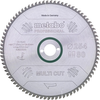 Metabo PILOVÝ KOTOUČ HW/CT 254X30, 80 PZ/LZ, 5° ZÁP. (628223000)