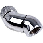 Alphacool Ъглов адаптер Alphacool Eiszapfen, 2 x 45°, G1/4 външна към G1/4 вътрешна резба, Сребрист (AC-1011180) - cybertrade