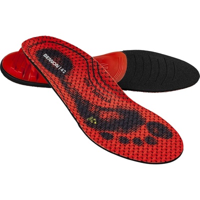 BENNON ORTHOCOMFORT ESD STRONG HIGH INSOLE / Stélky pro chodidla s výrazně vysokou klenbou červená