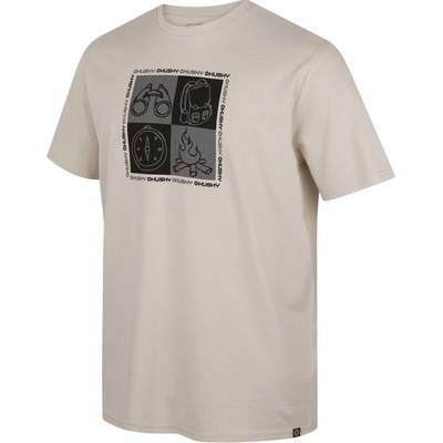 Husky pánske bavlnené tričko Tee Square grey