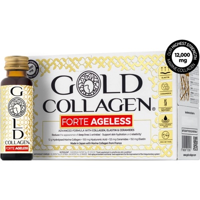 Gold Collagen Forte Ageless potravinový doplněk 10 x 50 ml