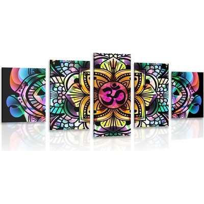 5-dielny obraz Mandala zdravia