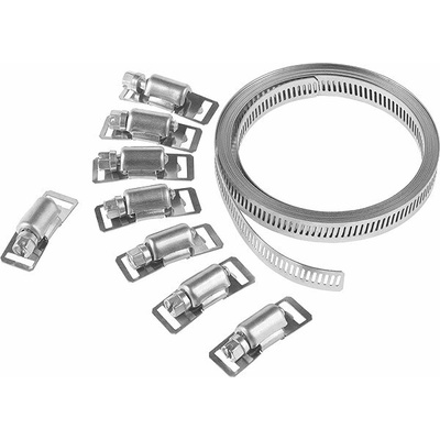 WERKZEYT Univerzální hadicová svorka, 12,7 mm × 3 m, 8 svorek