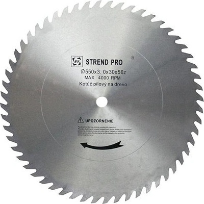 Strend Pro SuperSaw CW Pílový kotúč bez plátkov na drevo 450x3,0x30 z56